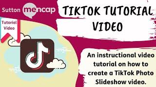 How to Create a TikTok Photo Slideshow Video