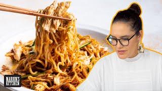 Super spicy BANG BANG Chicken Noodles  | Marion's Kitchen