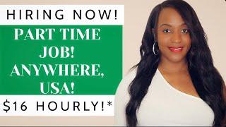  PART TIME WORK FROM HOME JOB, ANYWHERE, USA! 20 HOURS WEEKLY!