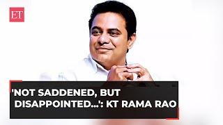 KTR concedes defeat as Congress stuns BRS in Telangana, says 'Not saddened, but disappointed...'