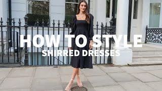 How To Style Shirred Dresses | Peexo