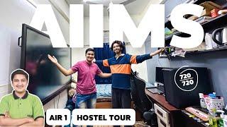 AIIMS Delhi - Hostel Tour | With Air-1  @soyebaftabaiims ️