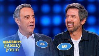 Ray Romano destroys Brad Garrett! | Celebrity Family Feud