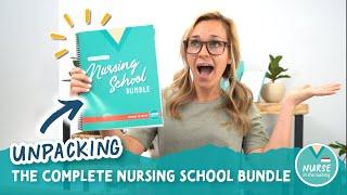 Unpacking The Complete Nursing School Bundle |  Nursing Notes| |  NurseInTheMaking