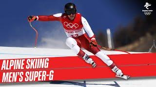 Alpine Skiing Men's Super-G | Full Replay | #Beijing2022