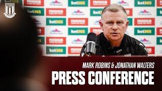 Robins lands in the Potteries! | Manager & Sporting Director face the media ​