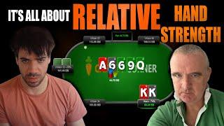 From Losing to Crusing #4 | It's All About RELATIVE Hand Strength | Medium Pot Focus