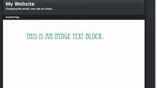 RapidWeaver HD Screencast: The Blocks Plugin's Image Text Block