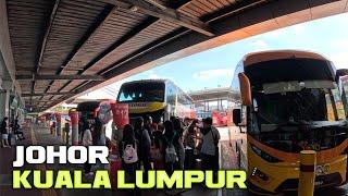 NAIK BUS YG BIASA AJA DARI JOHOR KE KL SOPIR BUSNYA BAIK