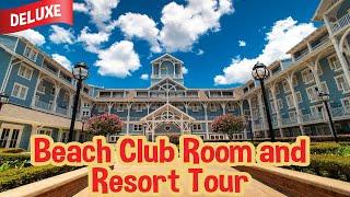 Disney's Beach Club Resort and Room Tour - 4k
