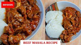 Beef Masala Recipe | How to Make Beef Masala Recipe | Infoods