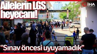 Antalya'da LGS'de Öğrenciler İçeride Veliler Dışarda Ter Döktü