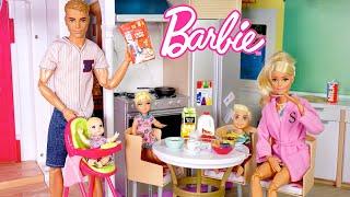 Barbie & Ken Doll Family Morning Routine Weekend Adventure