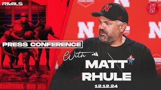 Nebraska Football: Matt Rhule talks new coaches, bowl game, transfer portal | Press Conference