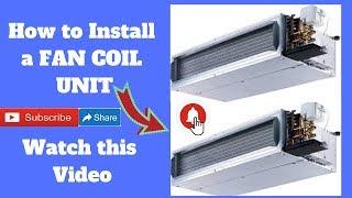 How to Install Fan Coil Unit (FCU) VTS Clima Step By Step in Professional Way By MEP Tech Tips