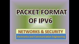 Packet Format of IPv6