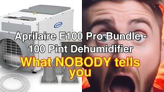 Aprilaire e100 pro complete kit - 100 pint dehumidifier bundle review