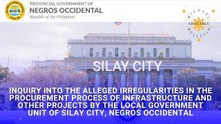 Silay City Negros Occidental LGU Corruption Scandal Under Investigation