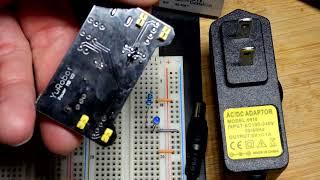 Breadboard power supply basics for learning electronics shorts 3