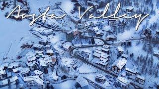 Valle d'Aosta - The Aosta Valley in Italy - 4K Aerial Drone Video