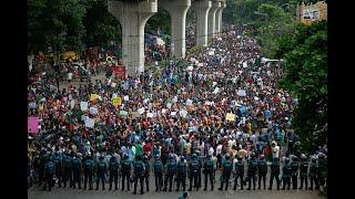 পুলিশের বাধা ভেঙে ছাত্রদের আন্দোলন। পুলিশ ছাত্র সংঘর্ষ। sumon's school