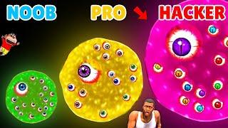NOOB vs PRO vs HACKER in INSTA BLOB IO PLAYING with CHOP and SHINCHAN | AMAAN-T