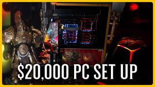 Revealing My $20,000 Custom Custodian Guard PC Set Up!