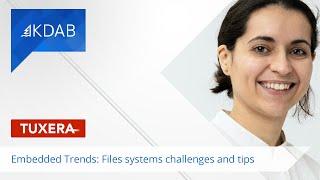 Embedded Trends: File Systems Challenges and Tips