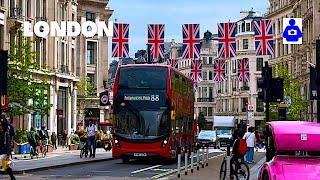 2025 London Walk  OXFORD & REGENT Street to Covent Garden | Central London Walking Tour [4K HDR]
