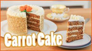 Carrot Cake  Torta de Zanahoria Receta - Tan Dulce