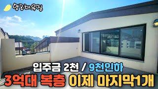 [파주복층빌라]⭐9천만원 내리고 마지막남은 3억대 복층. 지하주차장으로 되있고 입주금 2천부터 가능한 야당동 복층빌라 no.2201