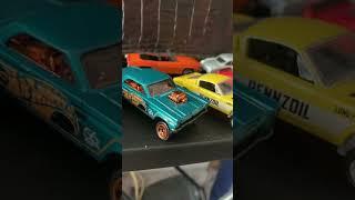 Tiny diecast cars and vans