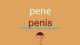 Cómo se dice pene en inglés