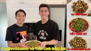 CrisDevilGamer và Tiến Linh NẤU ĂN