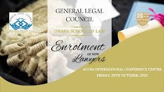 You Are Welcome to the Live Livestream of the Enrolment Of New Lawyers from The AICC