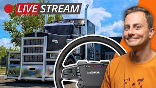 Live Talk :: American Truck Simulator 1.50 mit Moza LKW-Lenkrad :: später: Summer Game Fest