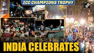 Crazy celebrations as India lift Champions Trophy, defeat New Zealand by 4 wickets