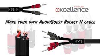 Make your own AudioQuest Rocket 11 speaker cable