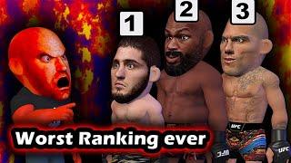 Jon's Ranked 2nd P4P & Dana goes crazy