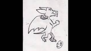 Qujin hand drawn animation Walk cycle