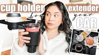 Car Cup Holder Extender AND FOOD TRAY! | Amazon Must Have | RV Gadgets