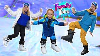 PATINES DE NIEVE nuevo deporte en FamilyTube