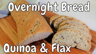 Easy, healthy, simple ingredients ~Overnight Quinoa & Flax Bread[Gourmet Apron 416]