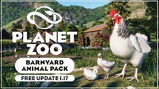 ▶ All Animals, Pieces & Free Update 1.17 | Barnyard Animal Pack Overview | Planet Zoo