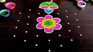 Deepavali Special Rangolis  Diwali Rangolis  Diya Kolam Rangoli  Deepavali Muggulu  Diwali Rango