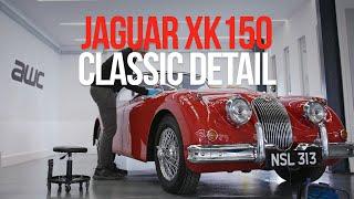 Restoring This 1958 Jaguar XK150 Back To Life - Polish & Ceramic Coat