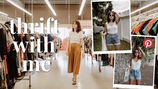 Thrifting my Pinterest Wardrobe // TRY-ON THRIFT HAUL