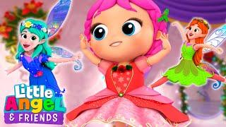 Princess Jill Dances with Magical Fairies + Girls Princess Stories | @LittleAngel & Friends Songs