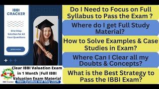 Clear IBBI L&B Valuation Exam in 1 Month | Tips & Tricks to Clear IBBI Exam| May 2024 I IBBI Cracker