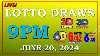 LIVE: 9:00 PM- LOTTO DRAW, JUNE 20, 2024@Gaming Channel 15K 36